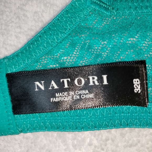 🆕Natori | Lynx Underwire Teal Bra Size 32B - Picture 8 of 15